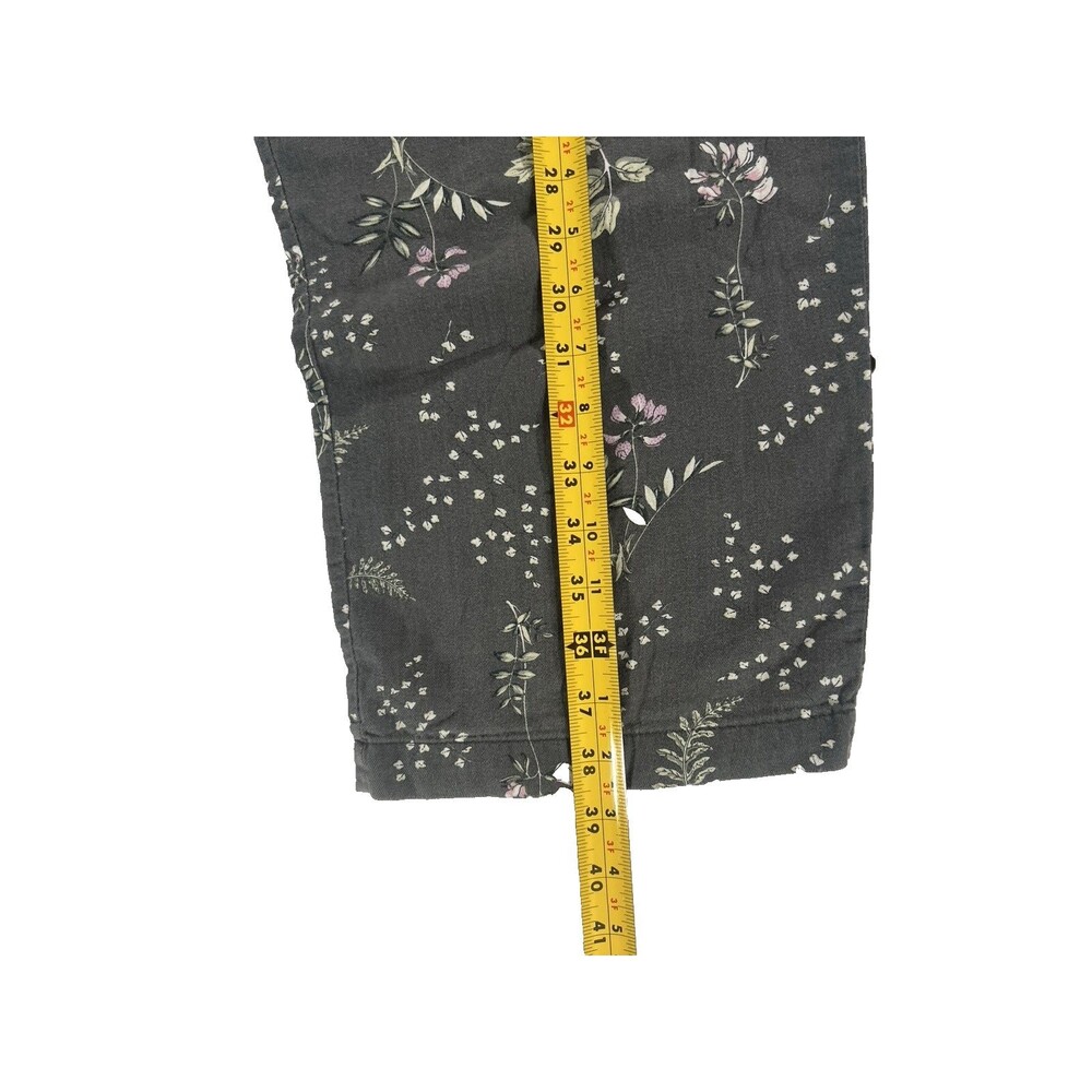 Gap Body Womens Pajama Lounge Pants Gray & White Floral 100% Cotton Medium - Picture 3 of 13